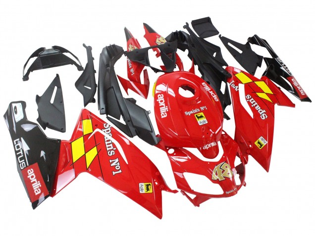 2006-2011 Red White Yellow Black Aprilia RS125 Motorcycle Fairings UK Stores