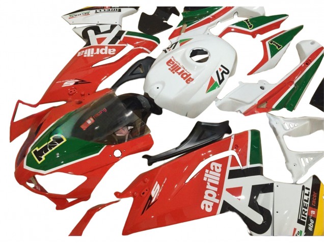 2006-2011 White Red Green Aprilia RS125 Motorcycle Fairings UK Stores