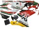 2006-2011 White Red Green Aprilia RS125 Motorcycle Fairings UK Stores