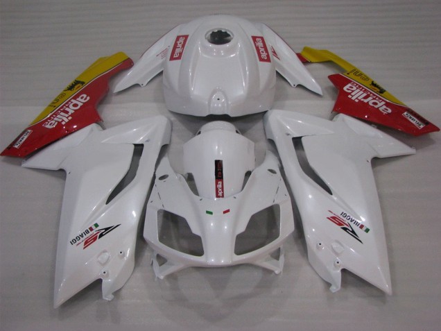 2006-2011 White Red Yellow Aprilia RS125 Motorcycle Fairings UK Stores