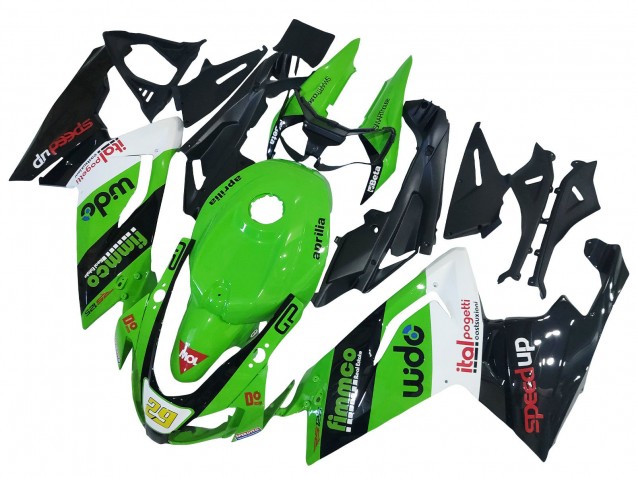 2006-2011 Green White Black Aprilia RS125 Motorcycle Fairing UK Stores