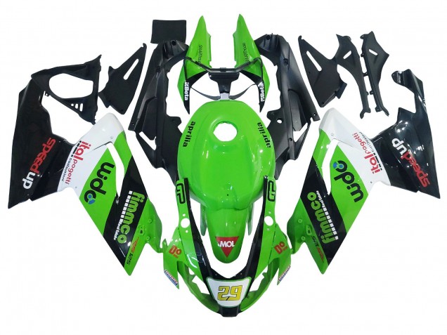 2006-2011 Green White Black Aprilia RS125 Motorcycle Fairing UK Stores