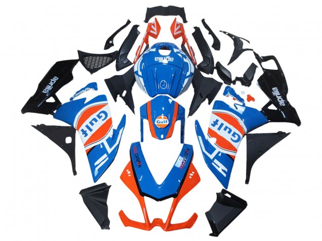 2012-2018 White Blue Orange Glossy Black Gulf Aprilia RS4 50 125 Motorcycle Fairings UK Stores
