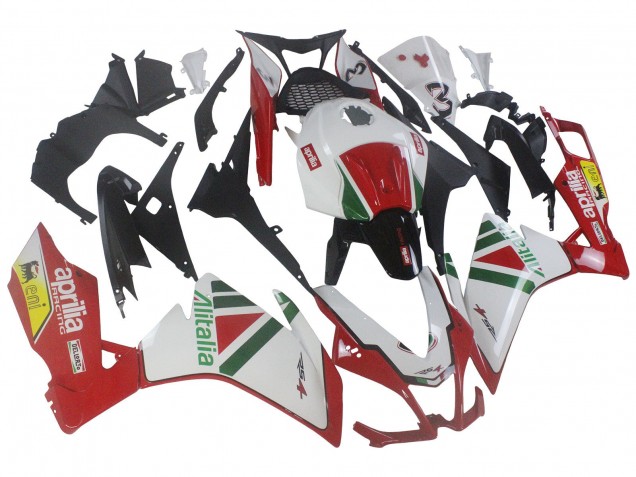 2012-2018 White Red Green Yellow Alitalia Aprilia RS4 50 125 Motorcycle Fairing Kits UK Stores