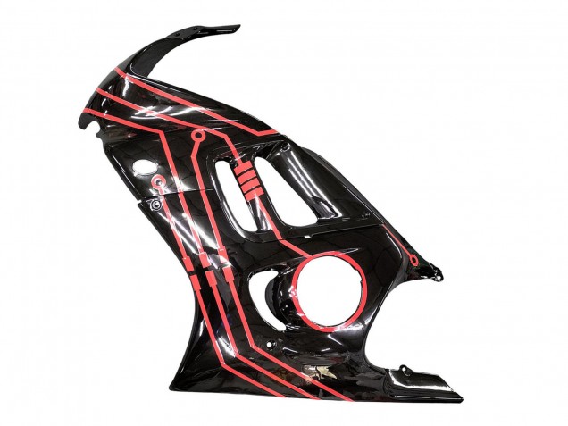 1997-1998 Red Glossy Black Honda CBR600 F3 Motorcycle Fairing Kits UK Stores