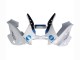 1997-1998 White Blue Glossy Black Honda CBR600 F3 Motorcycle Fairings UK Stores