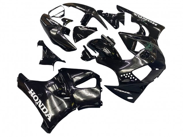 1998-1999 Glossy Black White Decals Honda CBR900RR 919 Motorcycle Fairings UK Stores