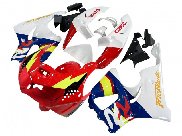 1998-1999 White Red Yellow Blue Honda CBR900RR 919 Motorcycle Fairings UK Stores