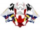 1998-1999 White Red Yellow Blue Honda CBR900RR 919 Motorcycle Fairings UK Stores