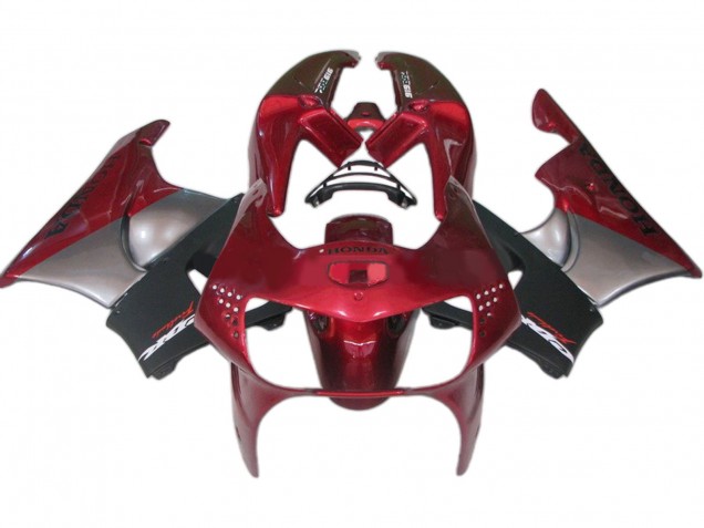 1998-1999 Dark Red Black Grey Honda CBR900RR 919 Motorcycle Fairings UK Stores