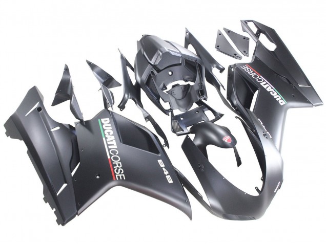 2007-2014 Matte Grey Ducati 848 Motorcycle Fairings UK Stores