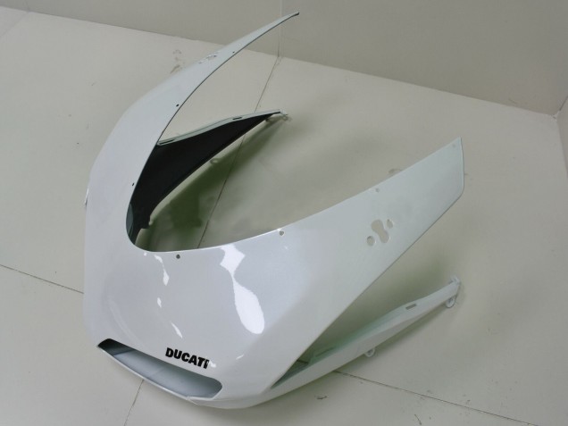 2007-2014 White Matte Black Ducati 848 Motorcycle Fairings UK Stores