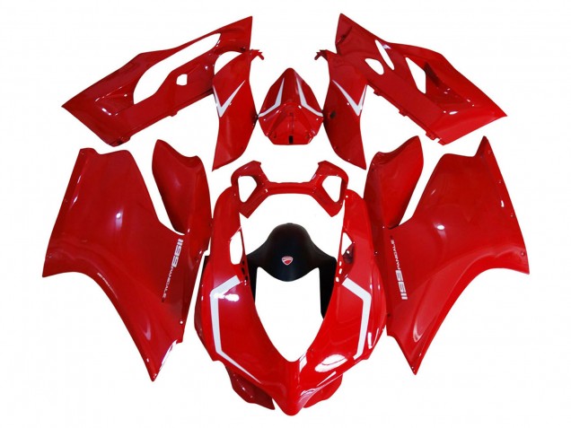 2011-2014 Red Ducati 1199 Motorcycle Fairing Kits UK Stores