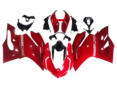2011-2014 Red Ducati 1199 Motorcycle Fairing UK Stores