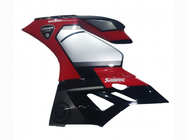2011-2014 Red Silver Black Ducati 1199 Motorcycle Fairings UK Stores