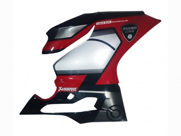 2011-2014 Red Silver Black Ducati 1199 Motorcycle Fairings UK Stores
