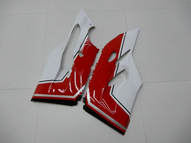 2011-2014 White Red Matte Black Ducati 1199 Motorcycle Fairings UK Stores