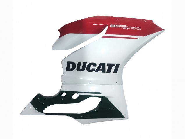 2011-2014 White Red Glossy Black Ducati Panigale 899 Motorcycle Fairings UK Stores