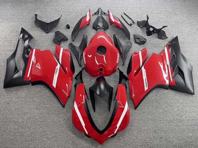 2015-2020 Red Matte Black Ducati 959 Motorcycle Fairings UK Stores