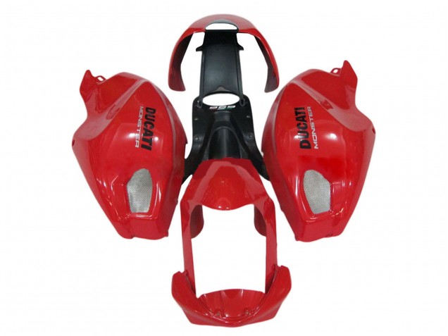 2008-2012 Red Ducati Monster 696 796 1100 1100S Motorcycle Fairing UK Stores