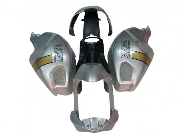 2008-2012 Silver Gold Ducati Monster 696 796 1100 1100S Motorcycle Fairings UK Stores
