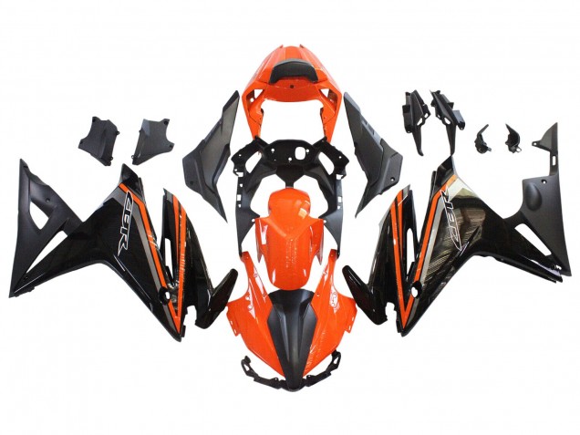 2016-2018 Orange Glossy Black Matte Black Honda CBR500R Motorcycle Fairings UK Stores
