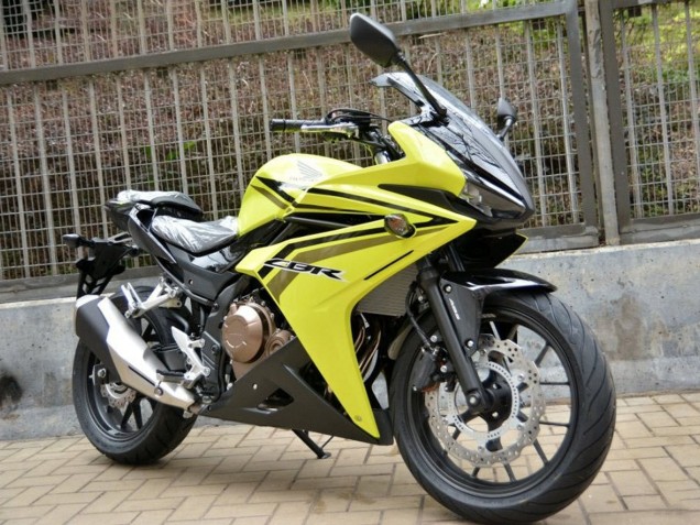 2016-2018 Yellow Honda CBR500R Motorcycle Fairings UK Stores