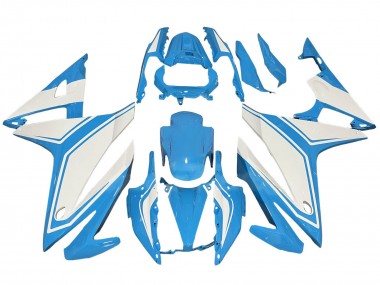 2016-2018 Light Blue White Honda CBR500R Motorcycle Fairings UK Stores