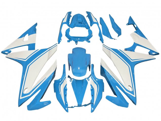 2016-2018 Light Blue White Honda CBR500R Motorcycle Fairings UK Stores