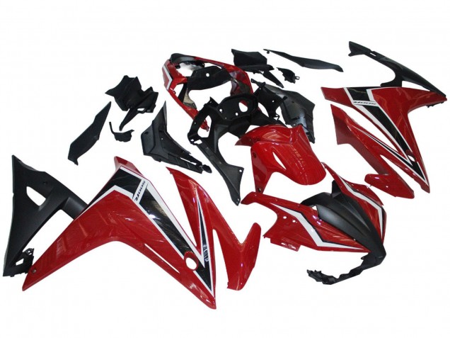 2016-2018 Red White Matte Black Honda CBR500R Motorcycle Fairings UK Stores