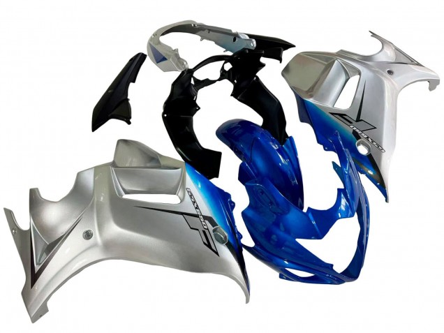 2008-2013 Silver Blue Suzuki GSX650F Motorcycle Fairings UK Stores
