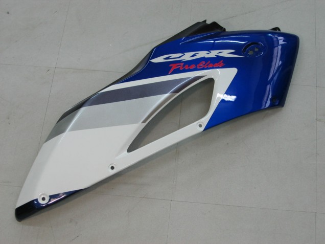 2004-2005 White Blue Glossy Black Fireblade Honda CBR1000RR Motorcycle Fairings UK Stores