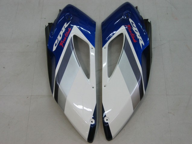 2004-2005 White Blue Glossy Black Fireblade Honda CBR1000RR Motorcycle Fairings UK Stores