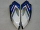 2004-2005 White Blue Glossy Black Fireblade Honda CBR1000RR Motorcycle Fairings UK Stores