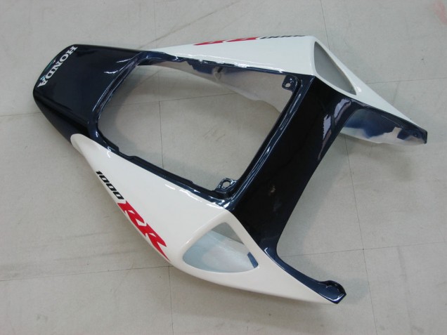 2004-2005 White Blue Glossy Black Fireblade Honda CBR1000RR Motorcycle Fairings UK Stores