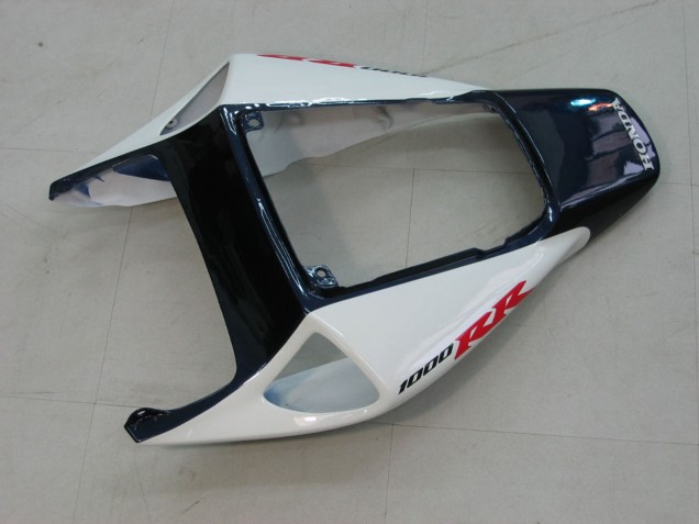 2004-2005 White Blue Glossy Black Fireblade Honda CBR1000RR Motorcycle Fairings UK Stores