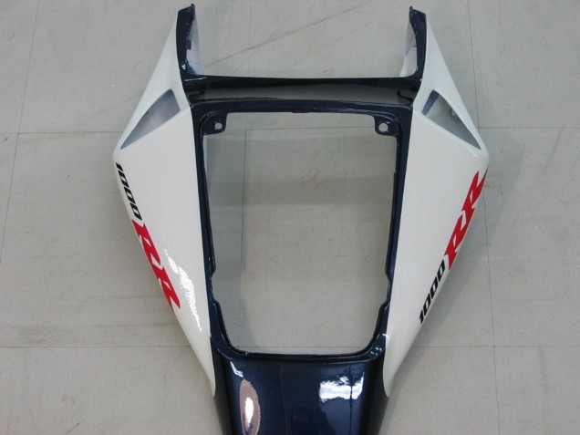 2004-2005 White Blue Glossy Black Fireblade Honda CBR1000RR Motorcycle Fairings UK Stores