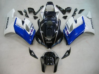 2004-2005 White Blue Glossy Black Fireblade Honda CBR1000RR Motorcycle Fairings UK Stores