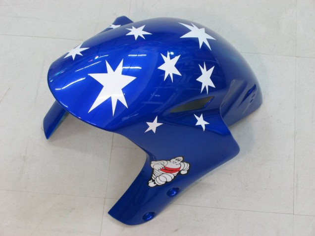 2004-2005 White Red Glossy Black Blue Star Honda CBR1000RR Motorcycle Fairings UK Stores