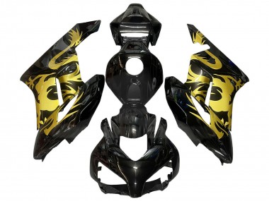 2004-2005 Gold Glossy Black Dragon Honda CBR1000RR Motorcycle Fairings UK Stores