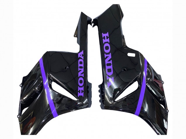 2004-2005 Glossy Black Purple Stripe Honda CBR1000RR Motorcycle Fairings UK Stores