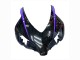2004-2005 Glossy Black Purple Stripe Honda CBR1000RR Motorcycle Fairings UK Stores