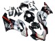 2004-2005 Silver Glossy Black Red Stripe Honda CBR1000RR Motorcycle Fairings UK Stores