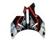 2004-2005 Silver Glossy Black Red Stripe Honda CBR1000RR Motorcycle Fairings UK Stores