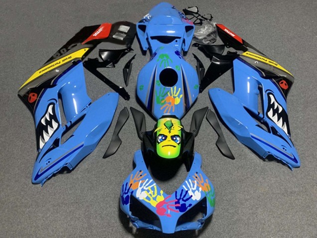 2004-2005 Blue Yellow Black Red Shark Honda CBR1000RR Motorcycle Fairing UK Stores