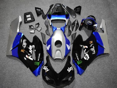 2004-2005 Silver Blue Glossy Black Green Monster Sky Honda CBR1000RR Motorcycle Fairings UK Stores