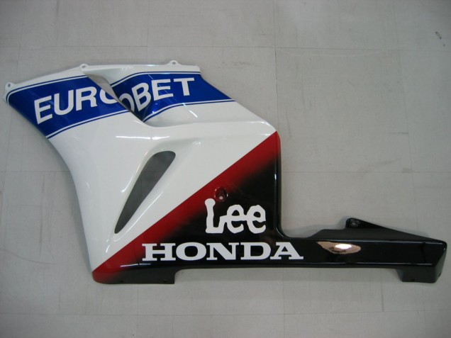 2004-2005 White Blue Red Glossy Black Star EuroBet Lee Honda CBR1000RR Motorcycle Fairings UK Stores