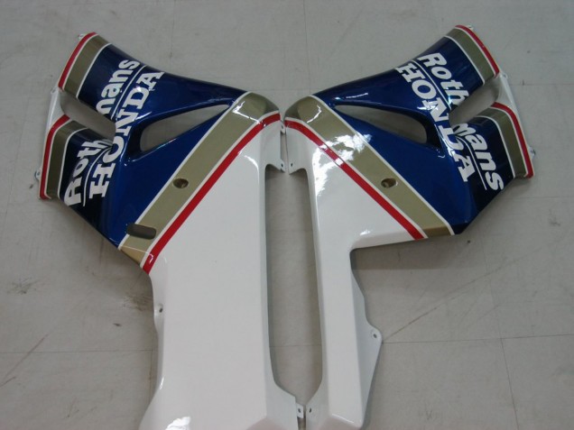 2004-2005 White Blue Gold Rothmans Honda CBR1000RR Motorcycle Fairings UK Stores