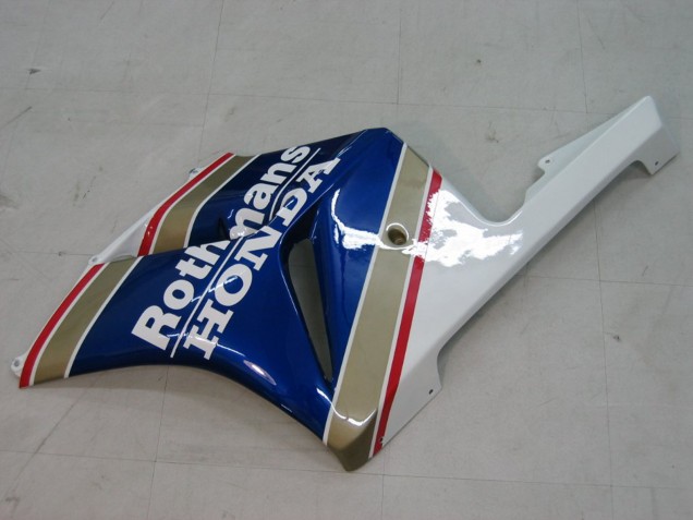 2004-2005 White Blue Gold Rothmans Honda CBR1000RR Motorcycle Fairings UK Stores