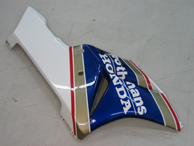 2004-2005 White Blue Gold Rothmans Honda CBR1000RR Motorcycle Fairings UK Stores